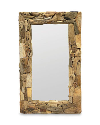 Naturale Driftwood Mirror with Unique Wood Frame 100cm