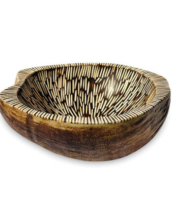Naturale Teak Root Bowl – Wood Decorative Display Bowl
