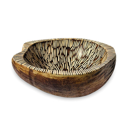 Naturale Teak Root Bowl – Wood Decorative Display Bowl