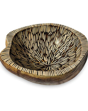Naturale Teak Root Bowl – Wood Decorative Display Bowl