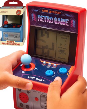 Retro Arcade Machine – 23 Games – Available in Red and Blue