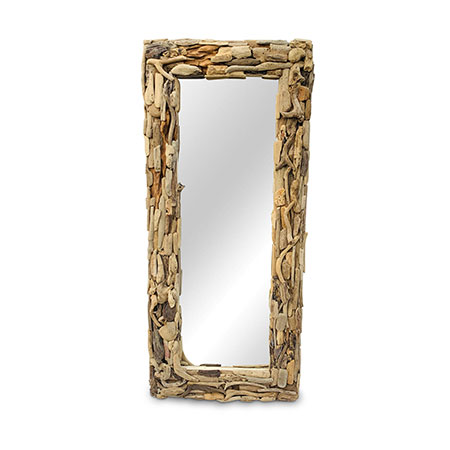 Naturale Driftwood Mirror with Unique Wood Frame 140cm