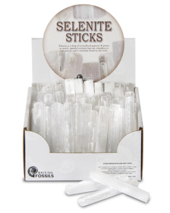 Selenite Sticks with Natural Crystals