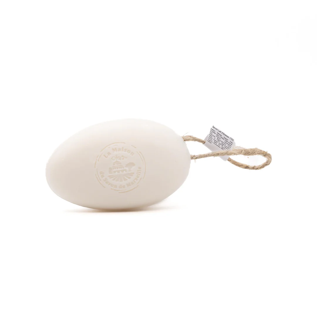 La Maison Donkey Milk Pebble Soap with Twine Loop