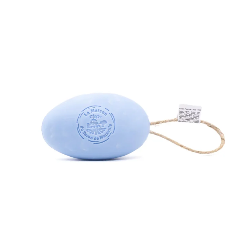 La Maison Pebble Soap Fleur de Lotus with Twine Loop