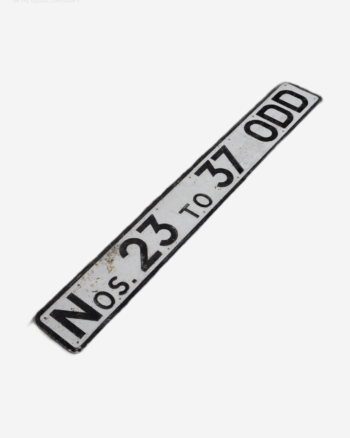 Street Sign – Nos. 23 to 37 Odd