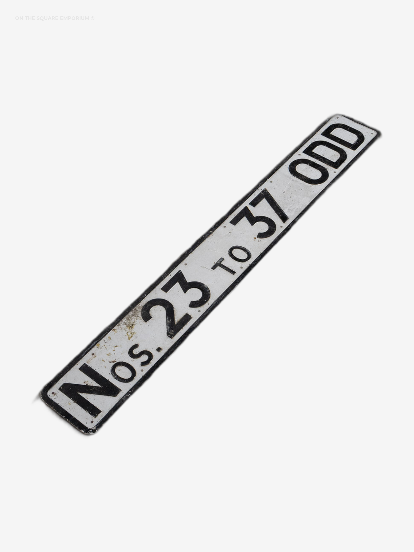 Street Sign – Nos. 23 to 37 Odd