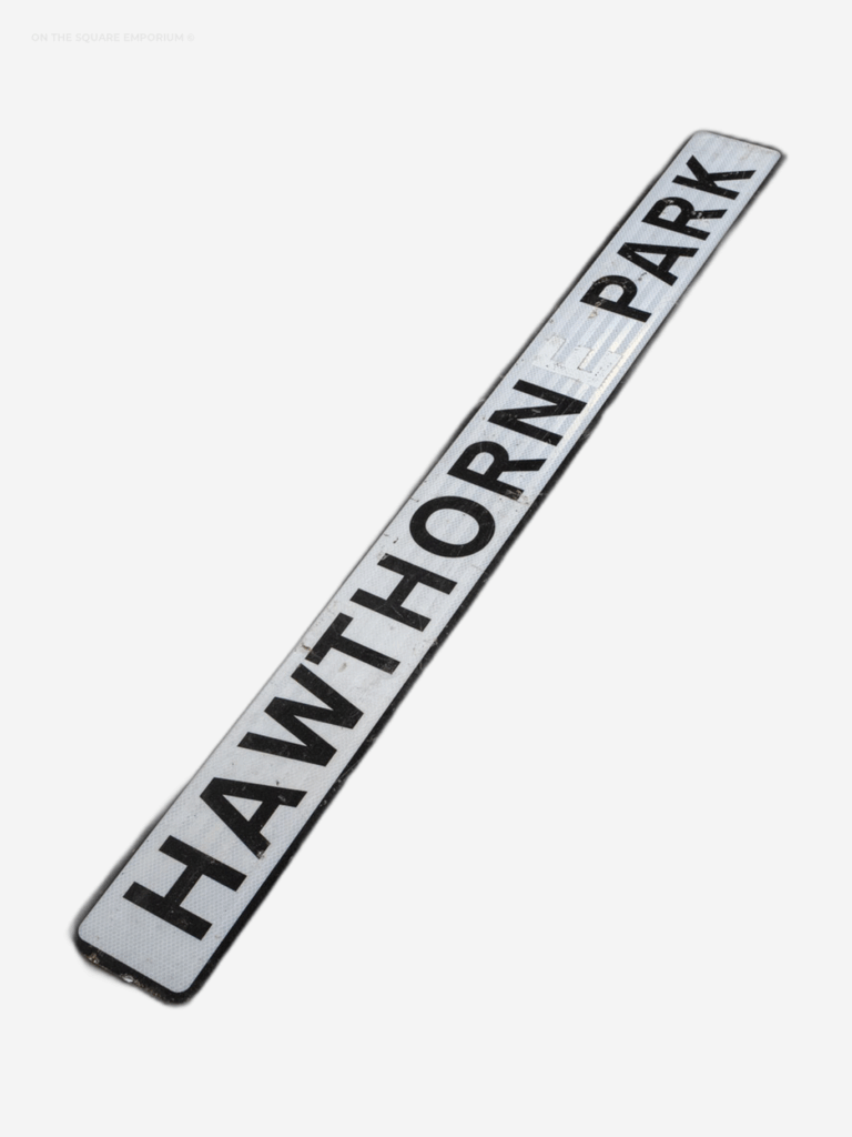 Street Sign - Hawthorn Park
