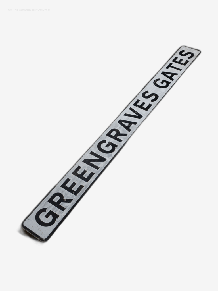 Street Sign - Greengraves Gates