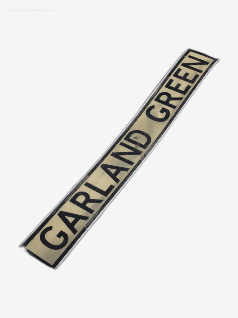 Street Sign - Garland Green