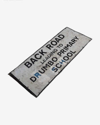 Street Sign – Back Road Leading To Drumbo Primary School