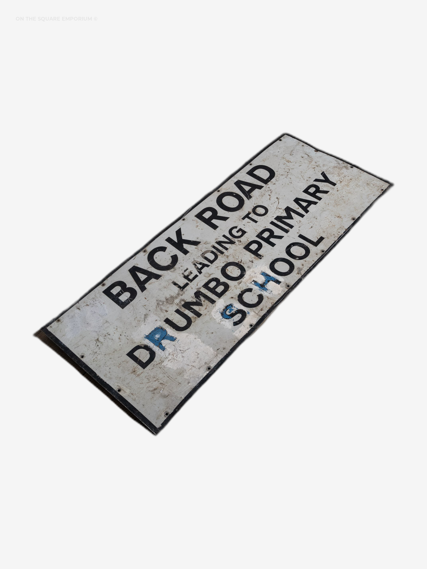 Street Sign – Back Road Leading To Drumbo Primary School