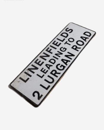 Street Sign – Linenfields Leading to 2 Lurgan Road