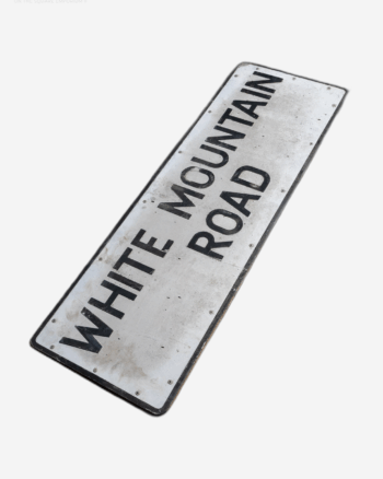 Street Sign – White Mountain Road