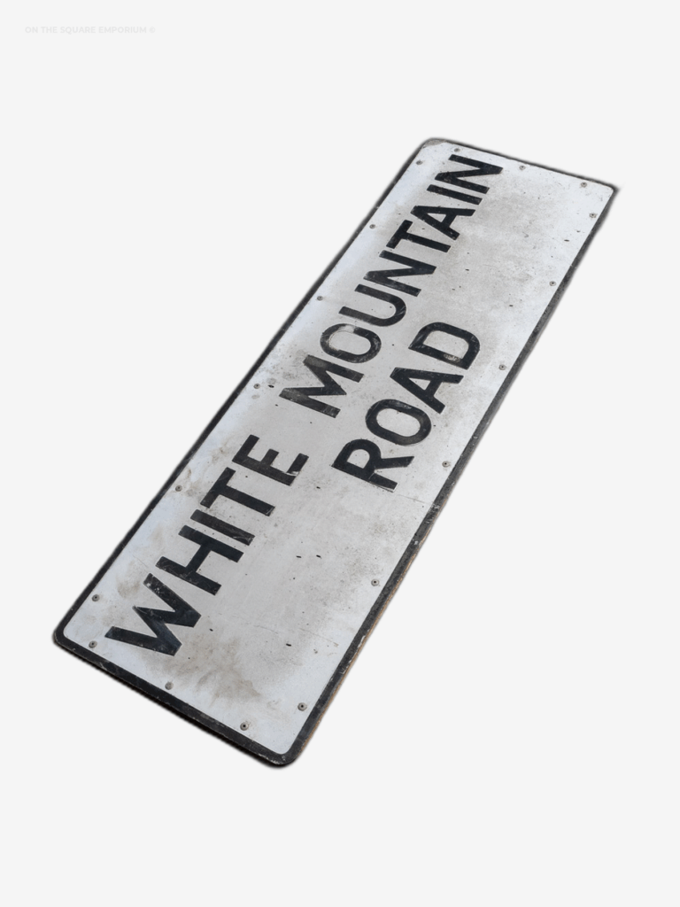 Street Sign - White Mountain Road