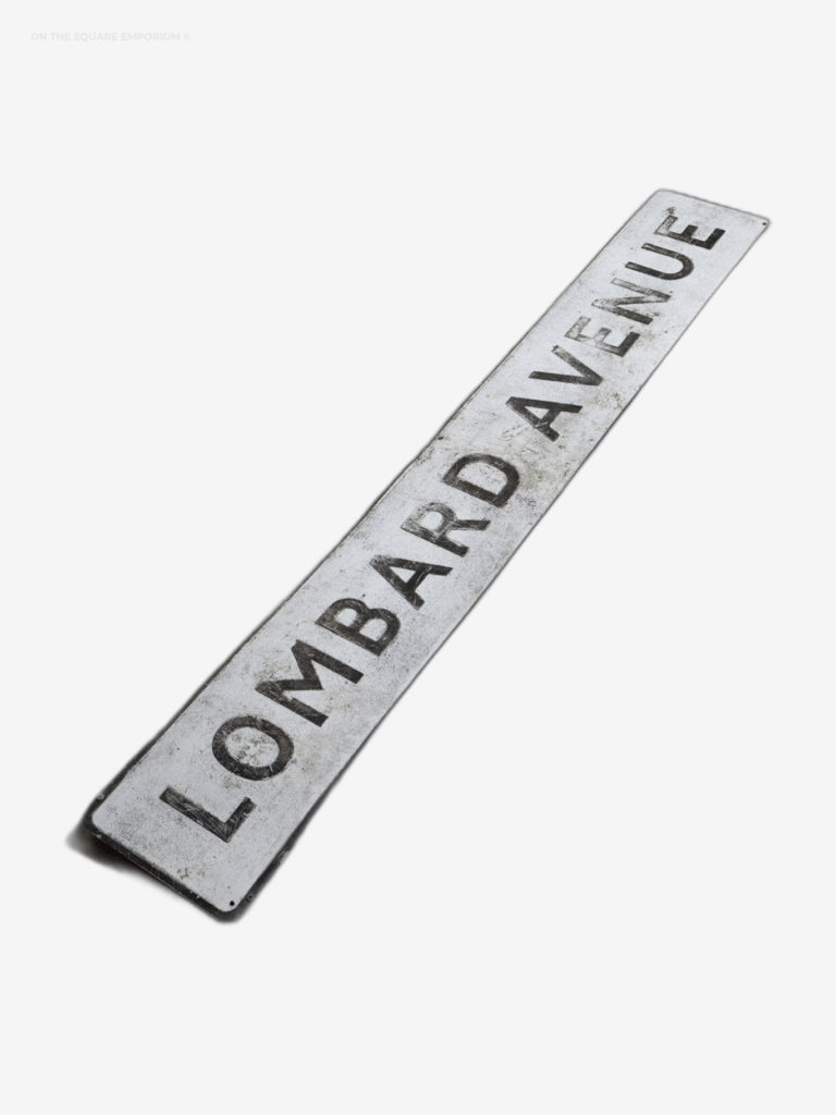 Street Sign - Lombard Avenue