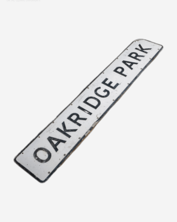 Street Sign – Oakridge Park