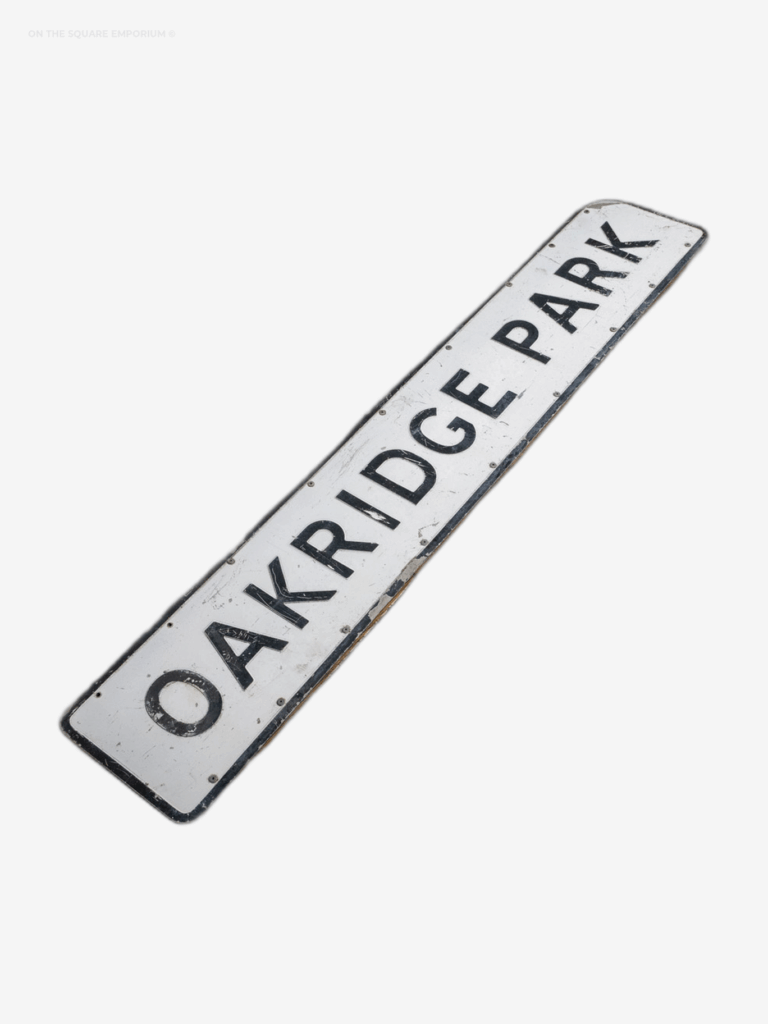 Street Sign - Oakridge Park