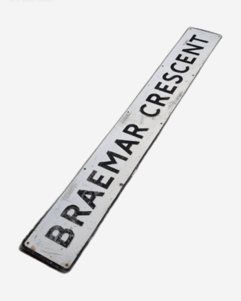 Street Sign – Braemar Crescent