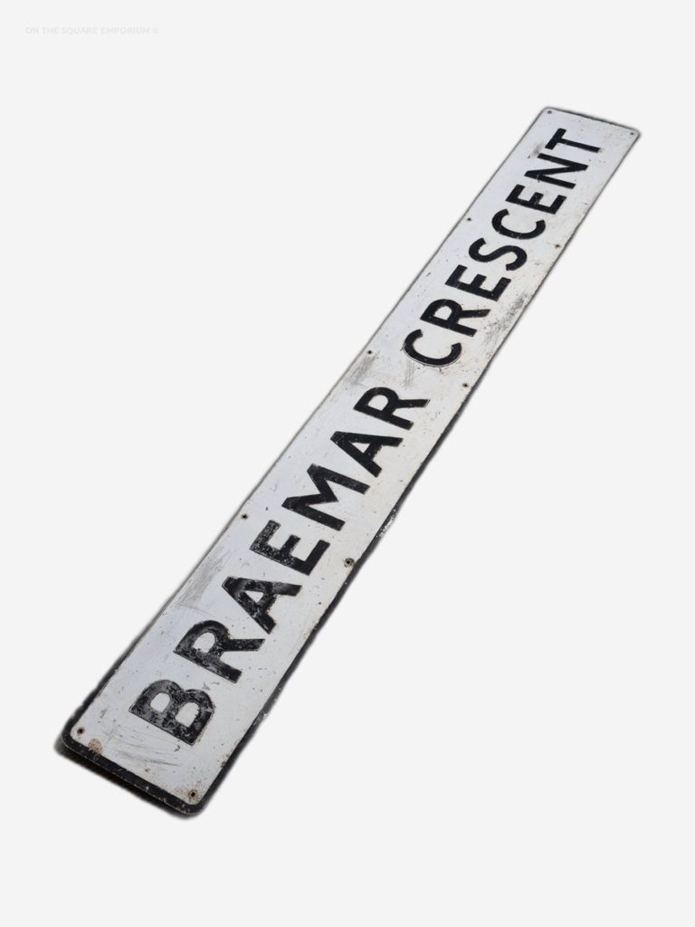 Street Sign - Braemar Crescent