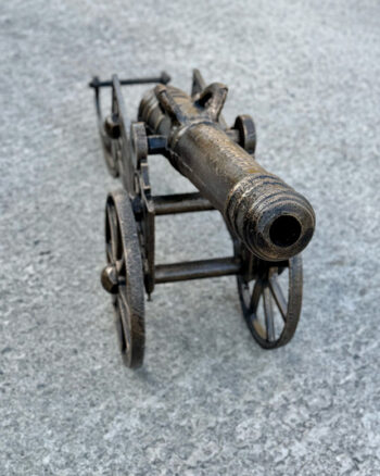 Cast Iron 60″ Large-Scale Replica Cannon with Wheels
