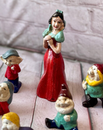 Cast Iron Snow White and Seven Dwarfs Figures