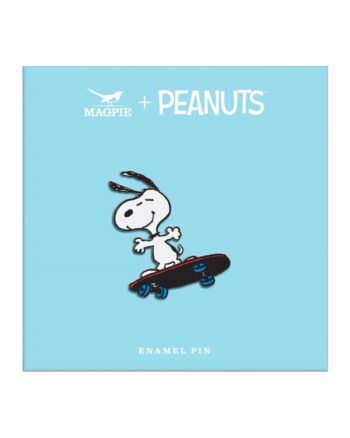 Magpie Peanuts Snoopy Skateboard Enamel Pin Badge