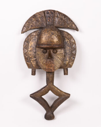 Vintage Gabonese Kota Reliquary Guardian Figure