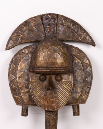 Vintage Gabonese Kota Reliquary Guardian Figure