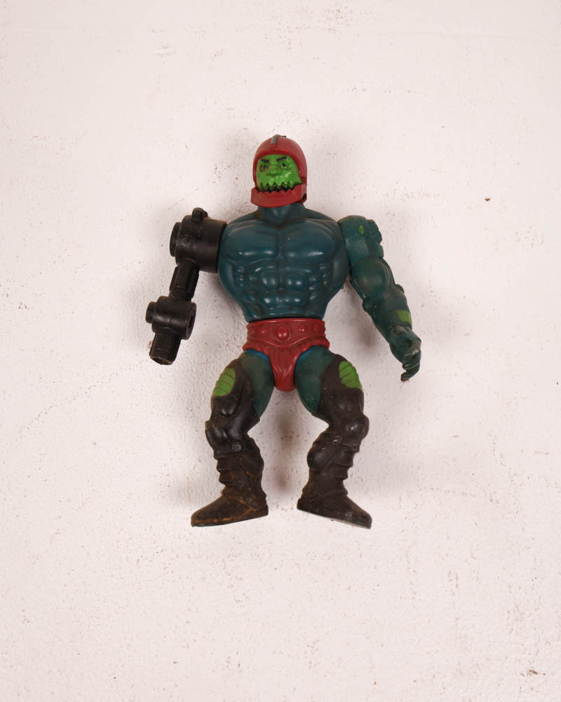 Vintage MOTU Trap Jaw Action Figure with Damage