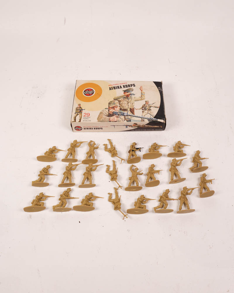 Vintage Airfix Afrika Korps Military Series Figures with Box