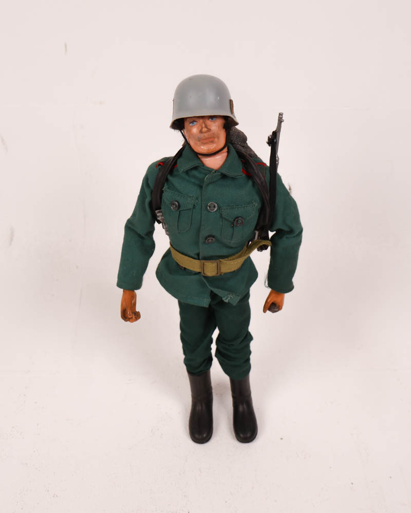 Vintage Action Man Military Figure with Outfit