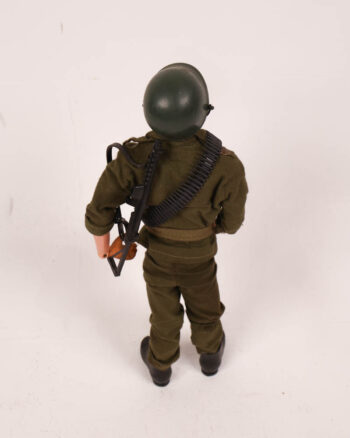 Vintage Action Man Figure with Military Uniform
