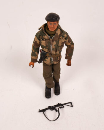 Vintage Action Man Soldier Doll with Camouflage Outfit