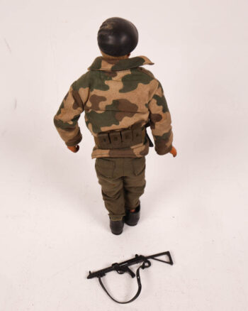 Vintage Action Man Soldier Doll with Camouflage Outfit