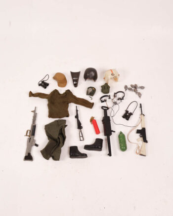 Vintage Action Man Accessories with Weapons and Uniform