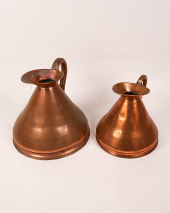 Victorian Copper Graduated Measuring Jugs – Set of 7