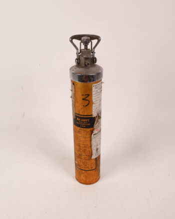 Vintage Nu-Swift BCF Fire Extinguisher with Metal Handle