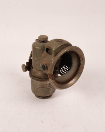 Vintage Metal Miners Lamp with Steel Mount