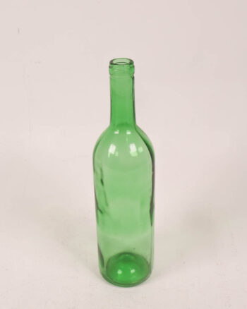 Green Glass Bottle Vintage Style