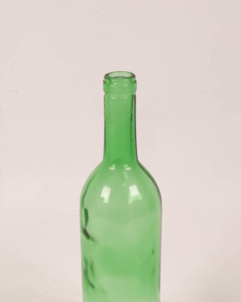Green Glass Bottle Vintage Style