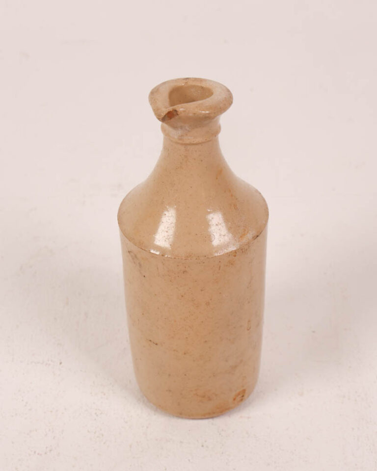 Vintage Stoneware Bottle with Narrow Neck