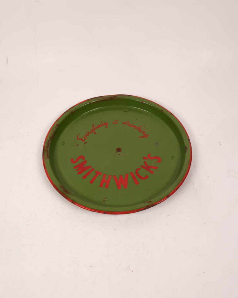 Vintage Smithwicks Irish Ale Advertising Tray with Slogan