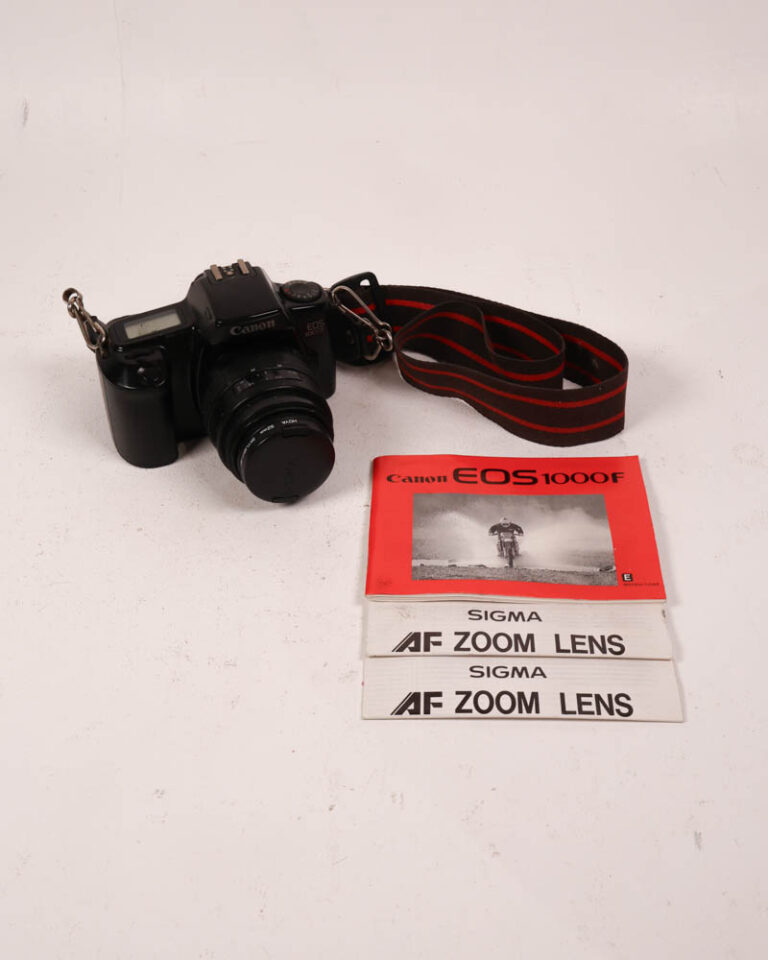 Canon EOS 1000F 35mm SLR Film Camera with Sigma Lens