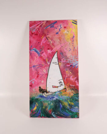 ‘Aruna’ – Kate Broderick Sailing Boat Painting on Canvas
