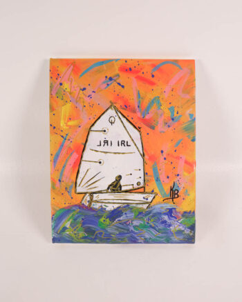 ‘Endure’ – Kate Broderick Boat Acrylic Painting on Canvas