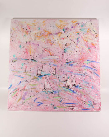 ‘The Craic Is 50 So It Is’ Kate Broderick Painting on Canvas