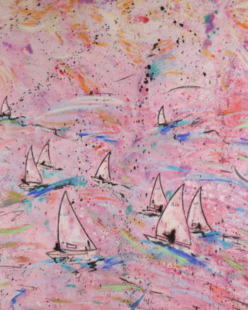 ‘The Craic Is 50 So It Is’ Kate Broderick Painting on Canvas