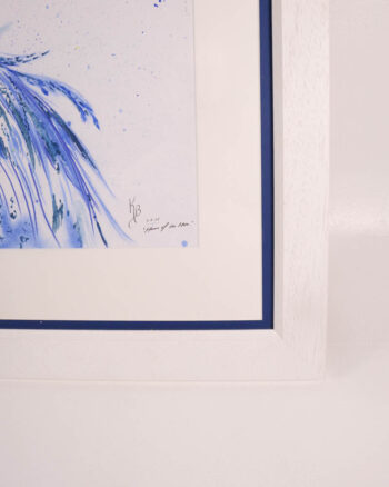 ‘Heron On The Haze’ Framed Painting by Kate Broderick