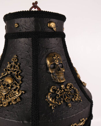 Twilight Shades Skull Lamp Shade with Tassels